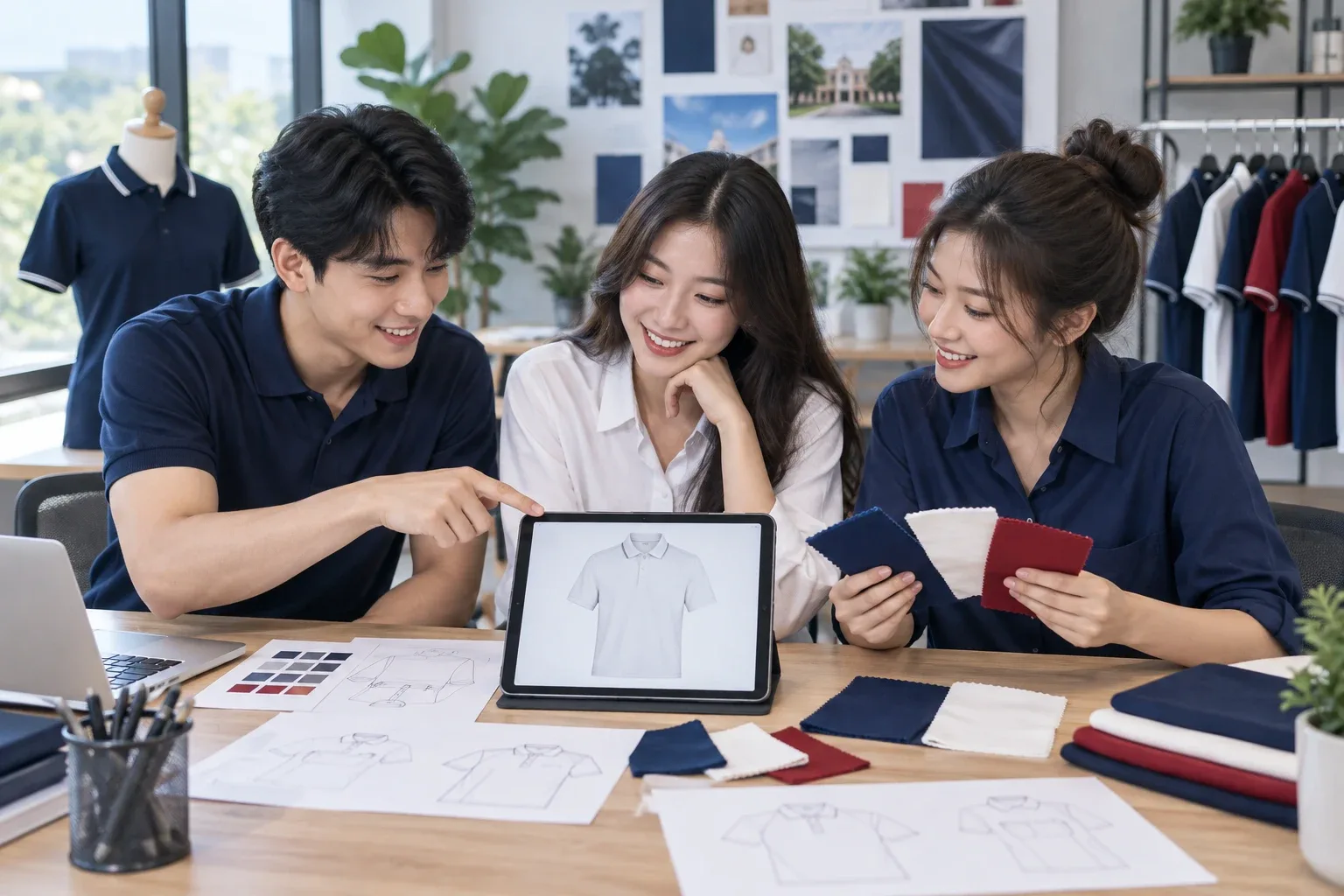Thiết kế áo lớp