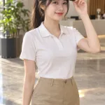 Mũ đồng phục visor nửa đầu màu nâu cà phê, vải kaki cotton, khóa tăng chỉnh